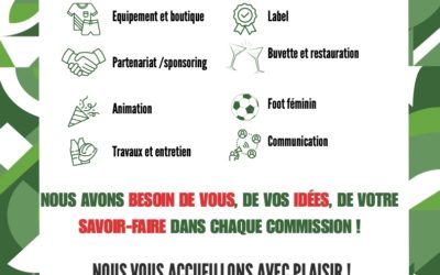 LE CLUB A BESOIN DE VOUS, REJOIGNEZ-NOUS !