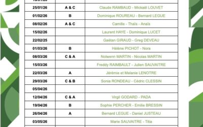 PLANNING BUVETTE SÉNIORS