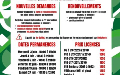 PERMANENCES LICENCE ✍🏻