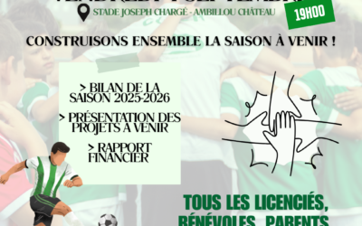 ASSEMBLÉE GÉNÉRALE DU CLUB